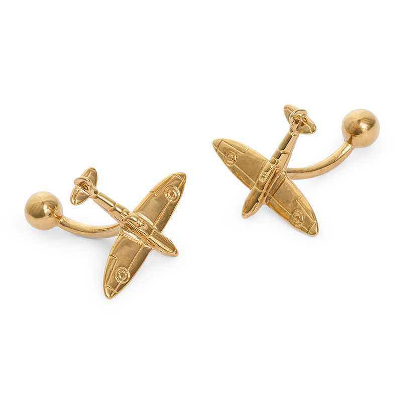spitfire gold plated evolution of an icon men's accessories cufflinks limited edition
